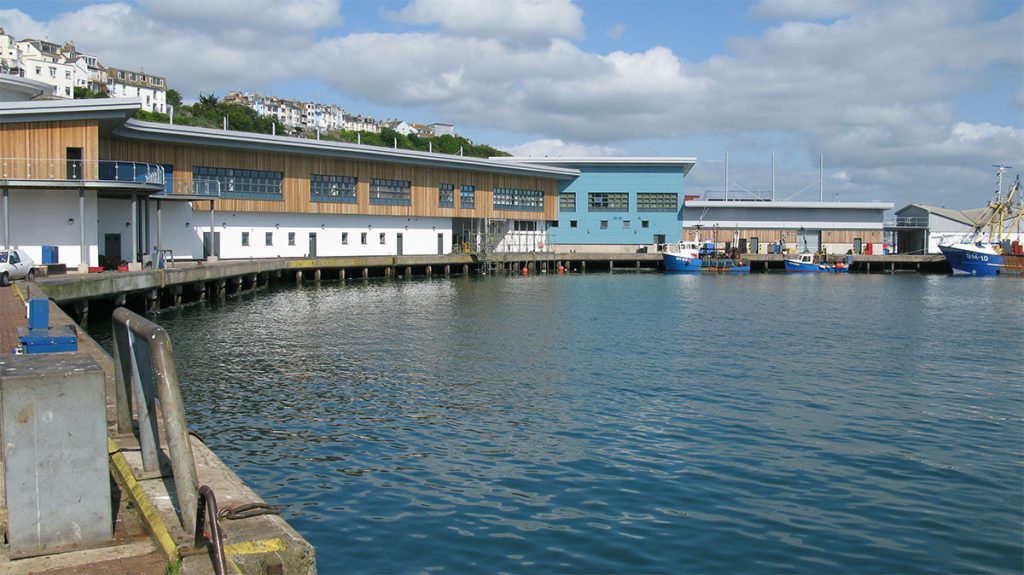 View of the fish quay, Brixham, Devon