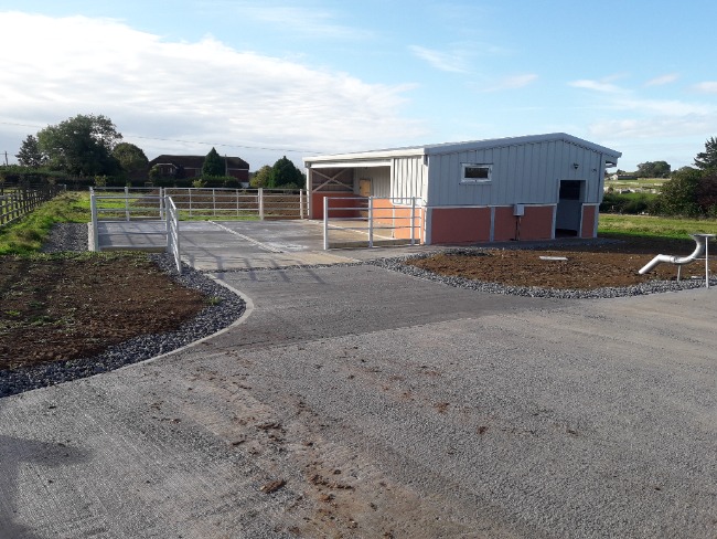 New steel-framed stable for The Donkey Sanctuary